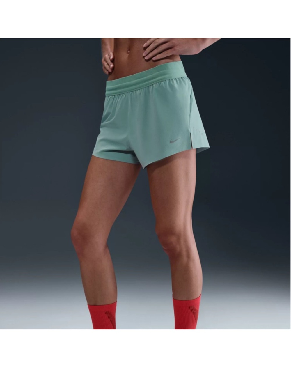 NWT Nike Swift Women's Turquoise Running Shorts